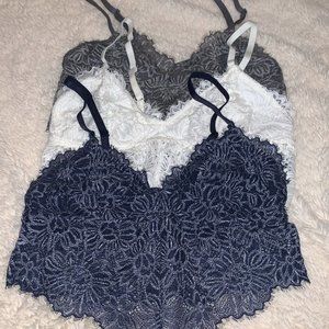 [Aerie] Longline Lace Bralette
